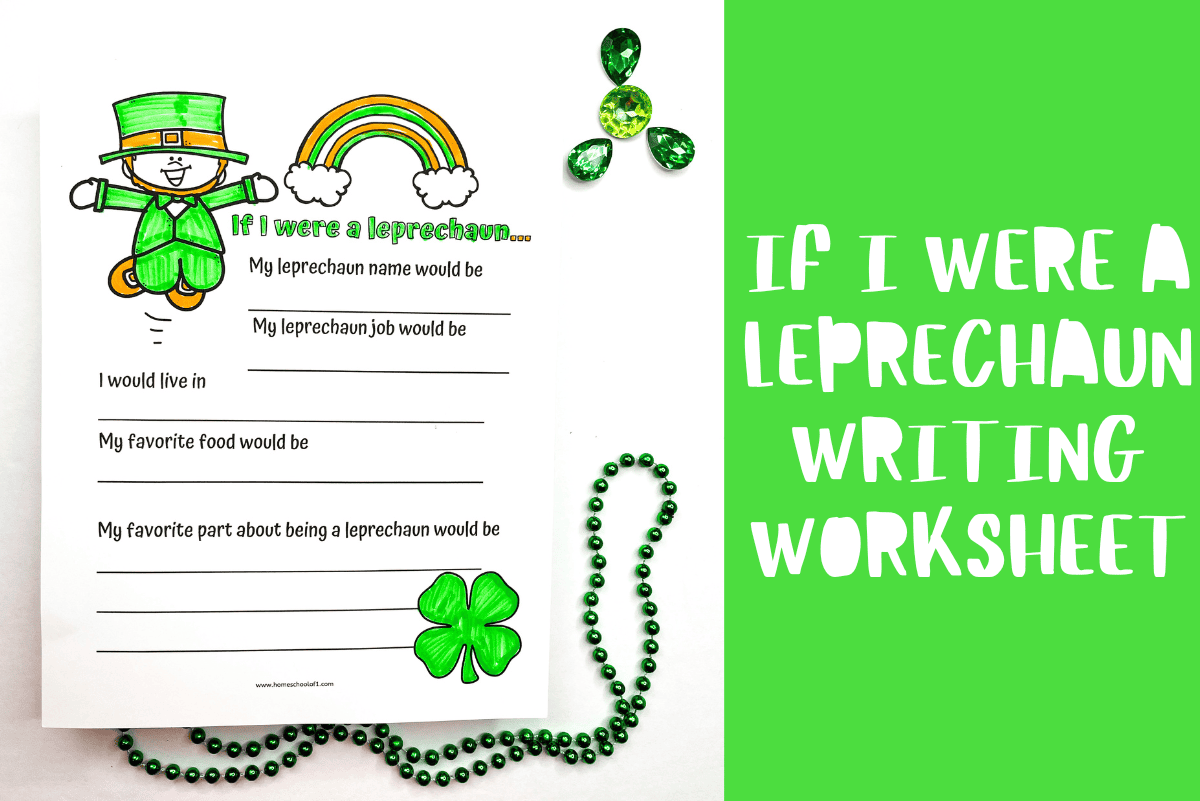 If I Were A Leprechaun Writing Prompt (Free Printable)