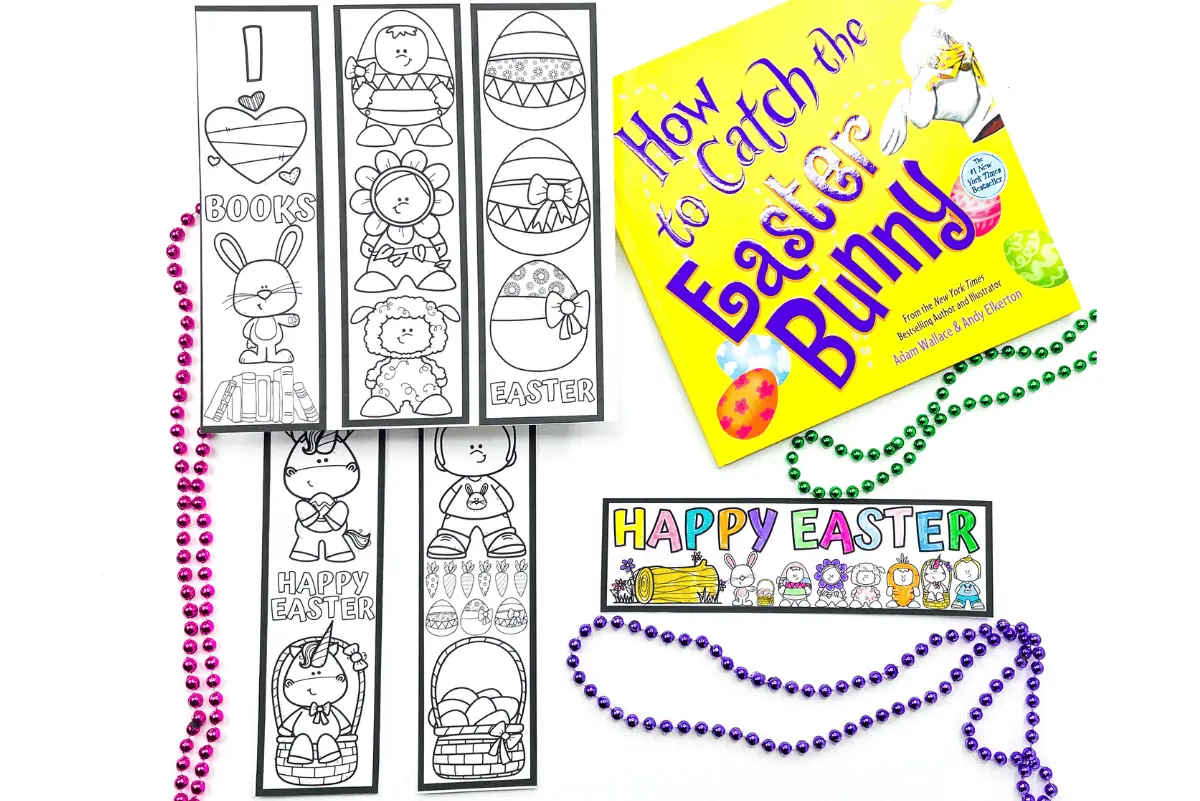 free printable easter bookmarks