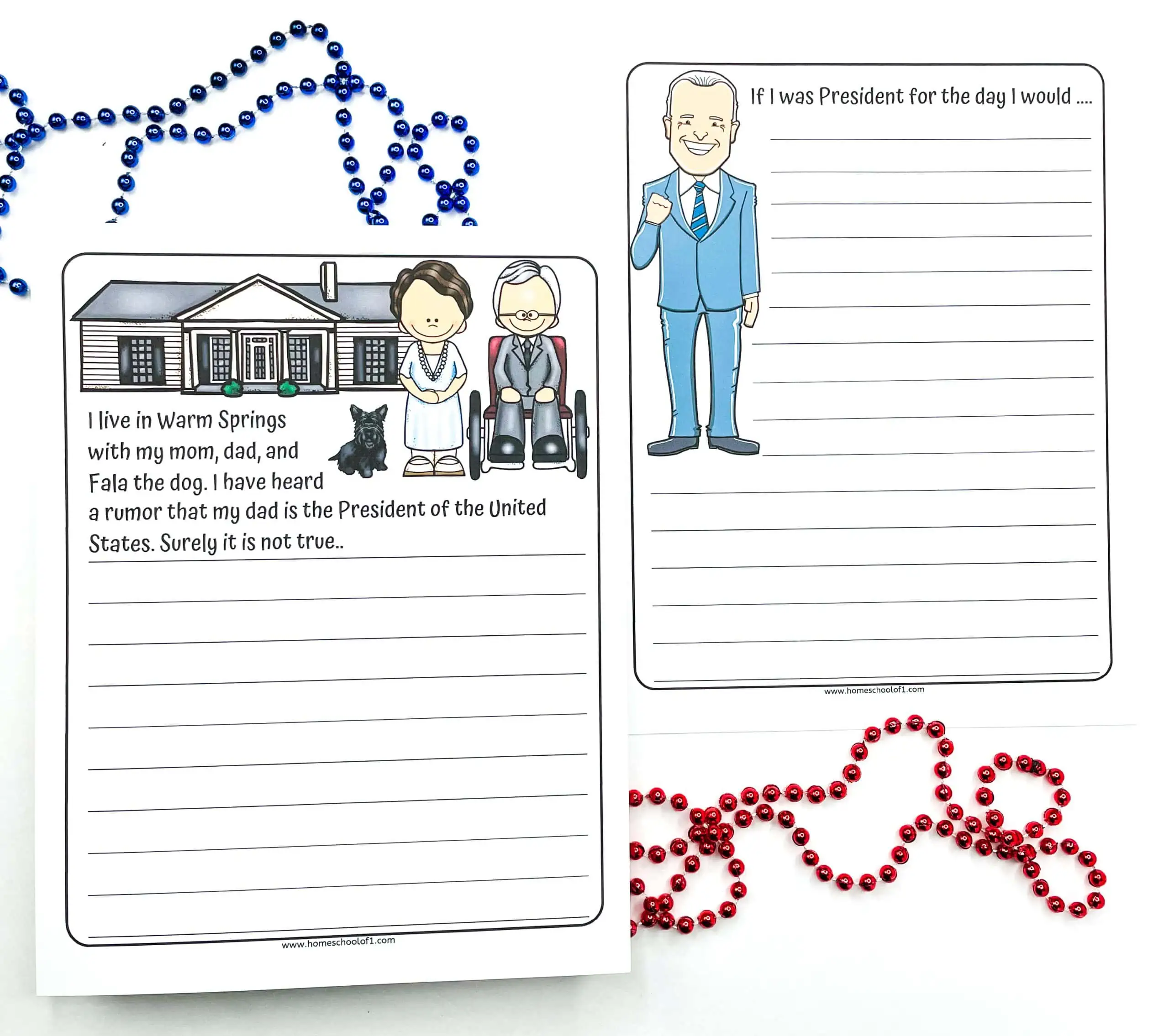 free printable presidents day writing prompts