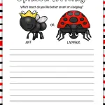 opinion writing ladybug