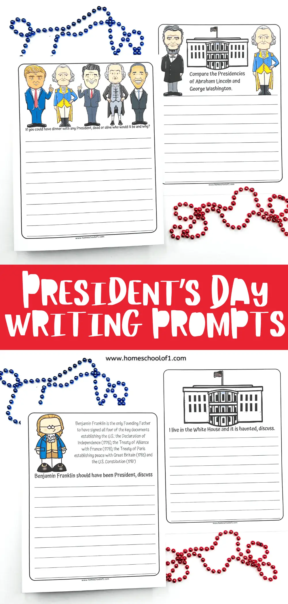 presidents day writing prompts printable