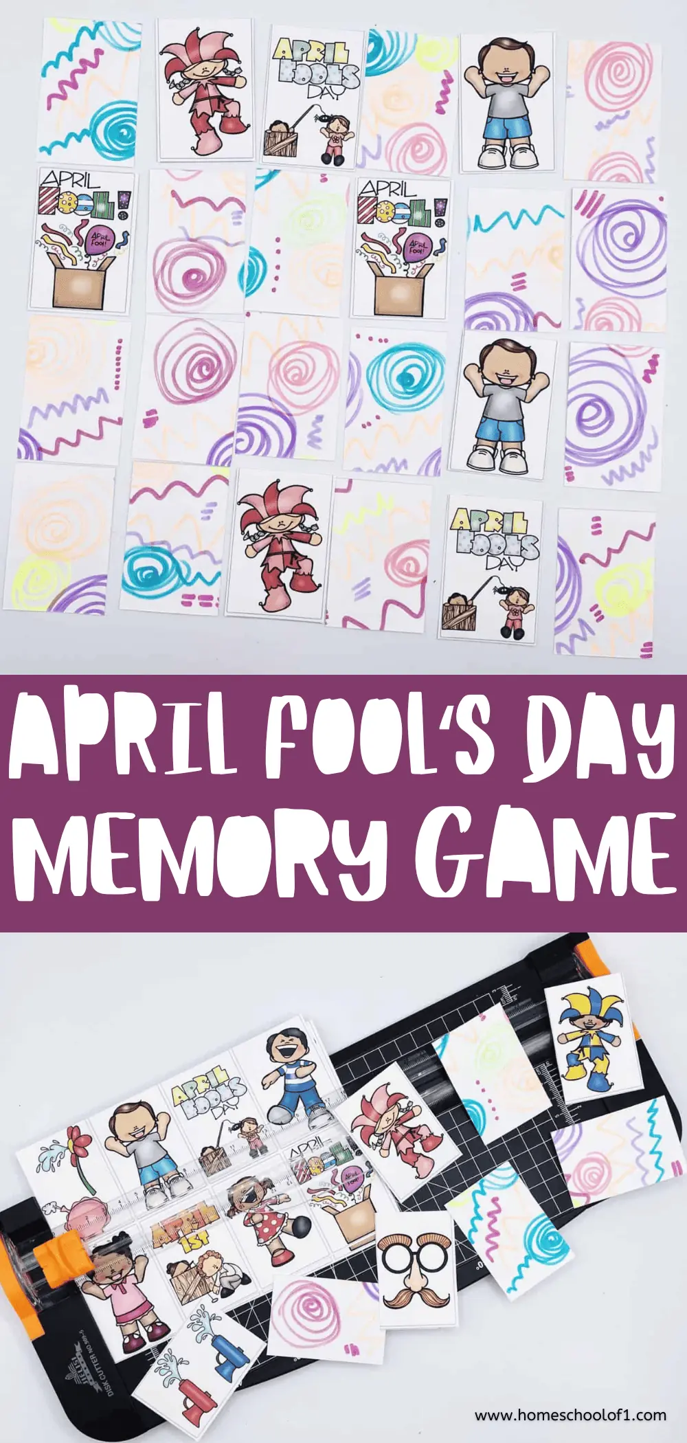 APRIL FOOLS DAY MEMORY GAME PRINTABLE