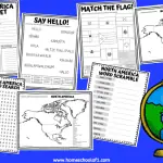 FREE NORTH AMERICA WORKSHEETS