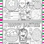 FREE PRINTABLE EASTER PLACEMATS