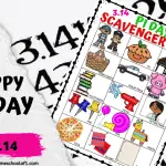 PI DAY SCAVENGER HUNT PRINTABLE