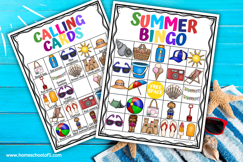 Summer Bingo Printable | A Free Game For Kids