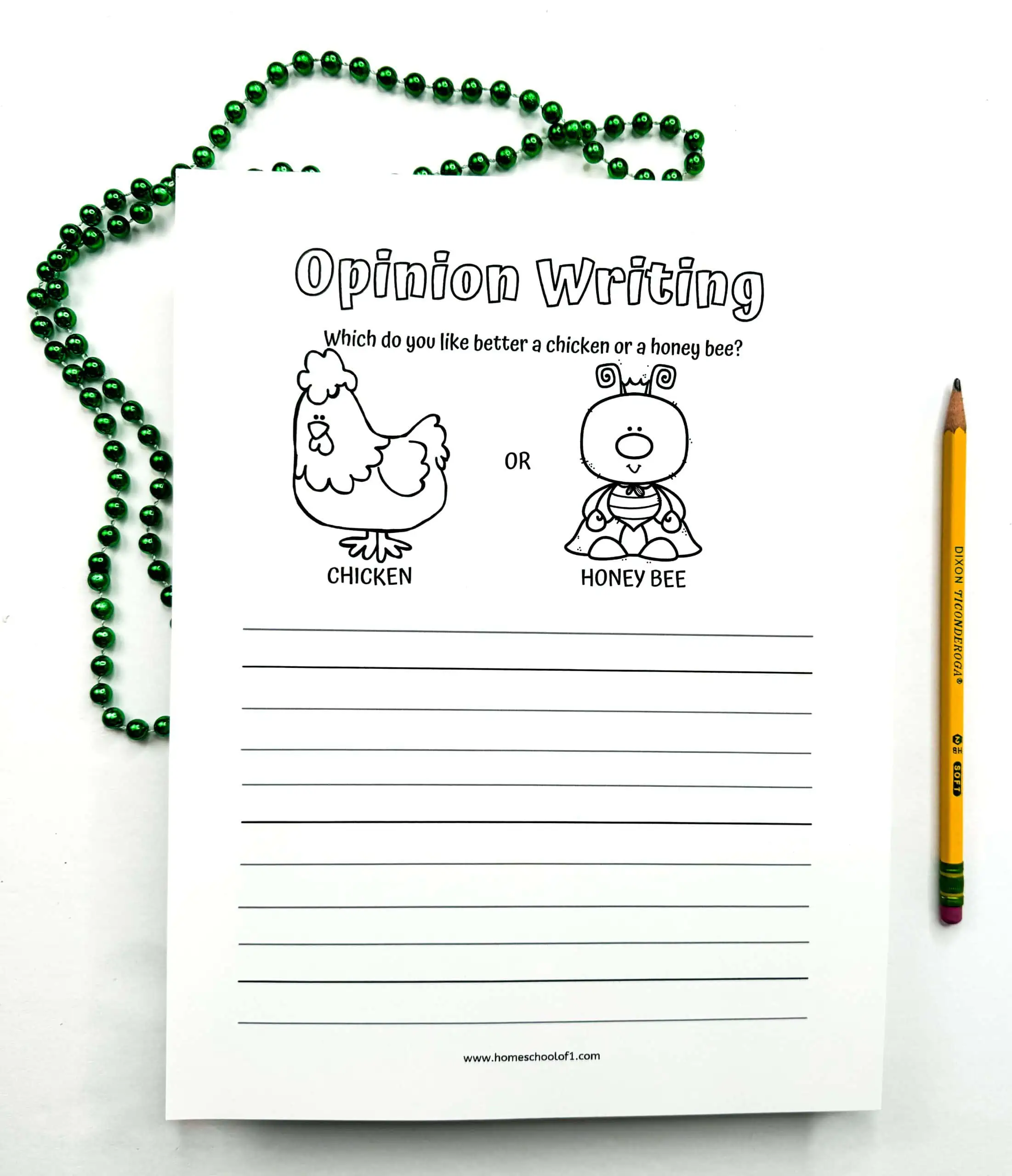 chicken opinion writing