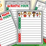 cinco de mayo acrostic poem template