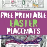 free printable easter placemats