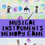 musical instruments memory game