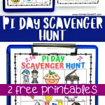 Free Pi Day Scavenger Hunt Printable