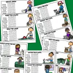 printable chore cards