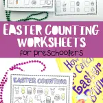 easter counting worksheets for preschool