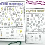 easter counting worksheets for preschoolers