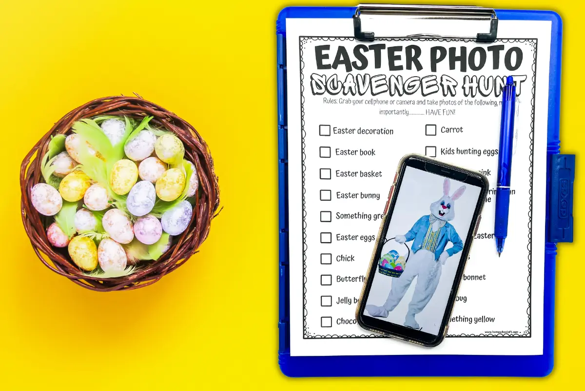 easter photo scavenger hunt for teens