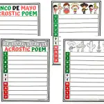 free cinco de mayo acrostic poem templates