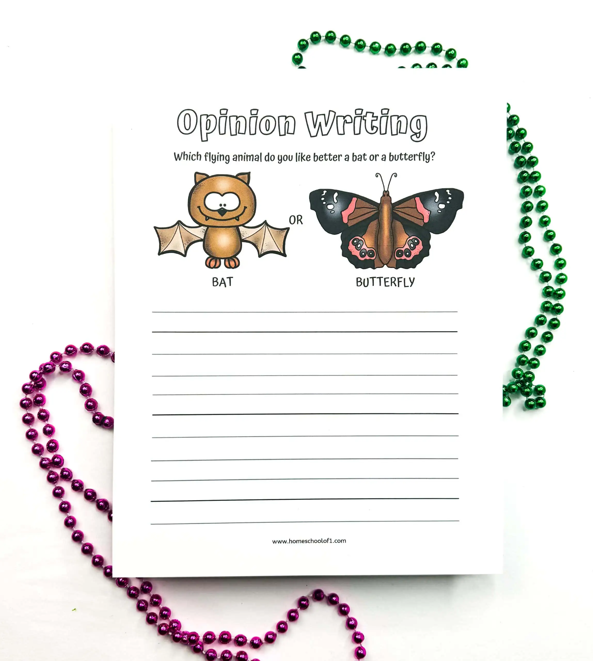 opinion writing bat vs butterfly