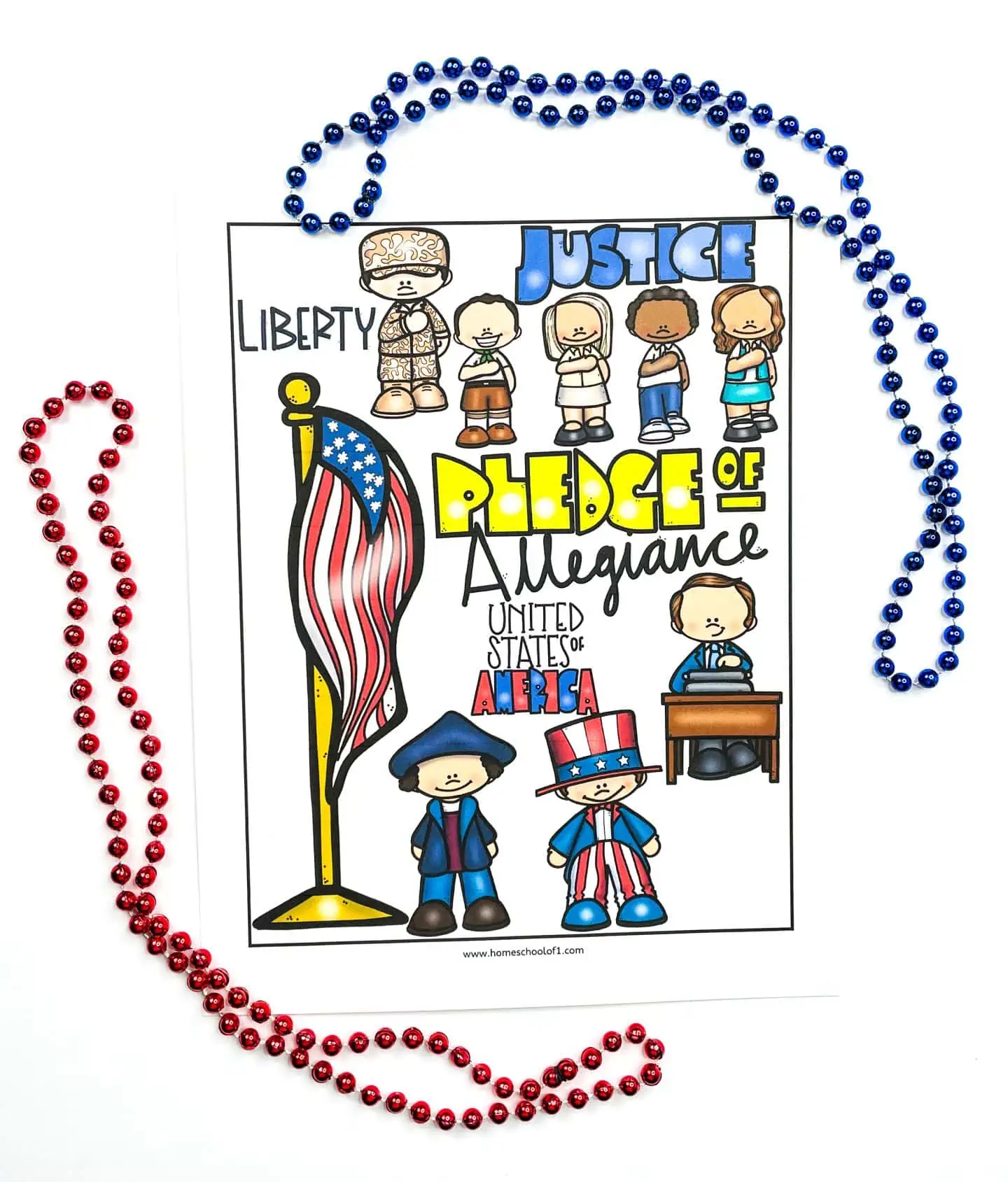 pledge of allegiance poster