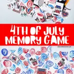 4th of july memory game printable