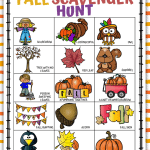 FALL SCAVENGER HUNT PRINTABLE