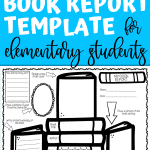 book report template for 3rd grade