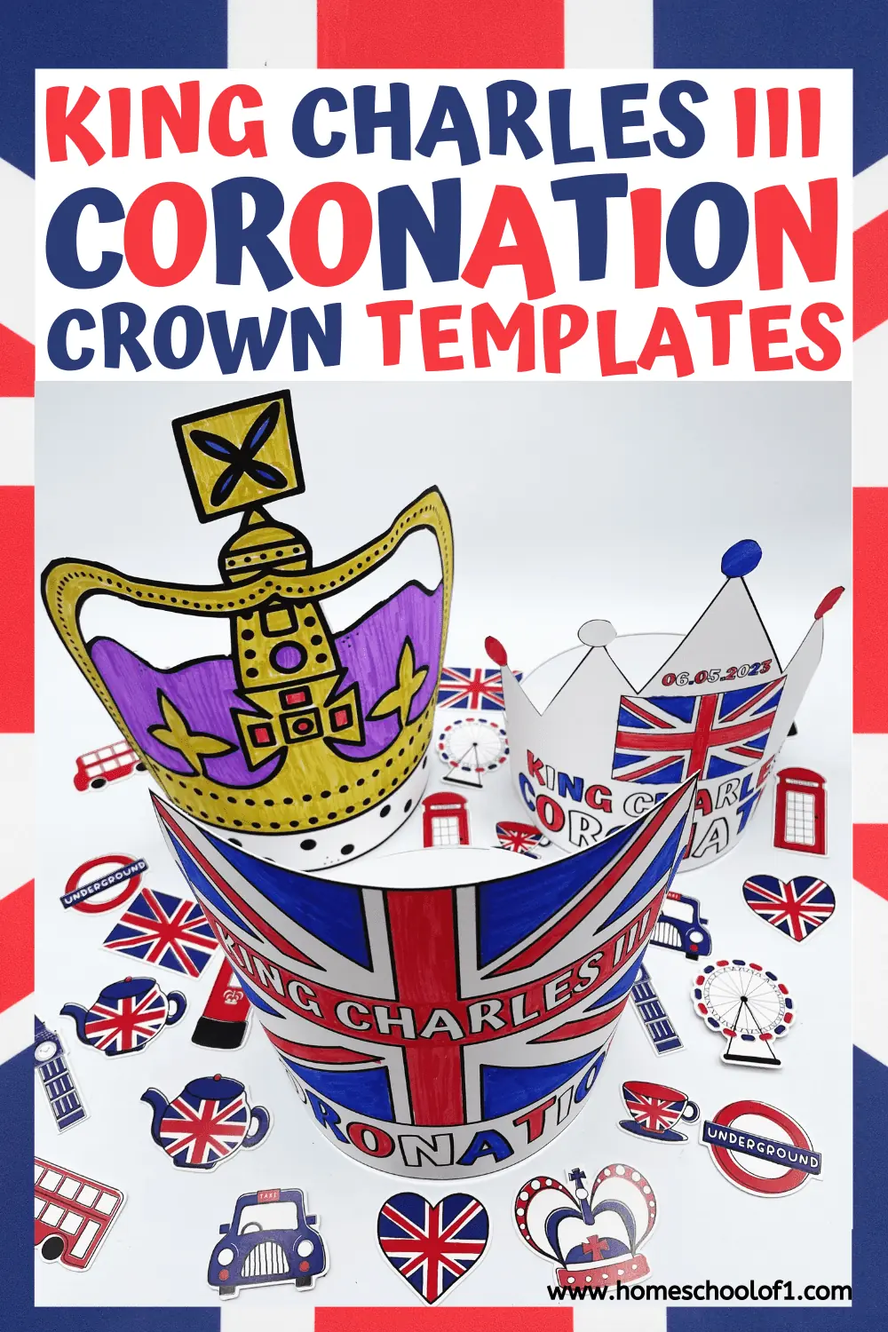 Paper Crown Template For King Charles III Coronation 5 Free 