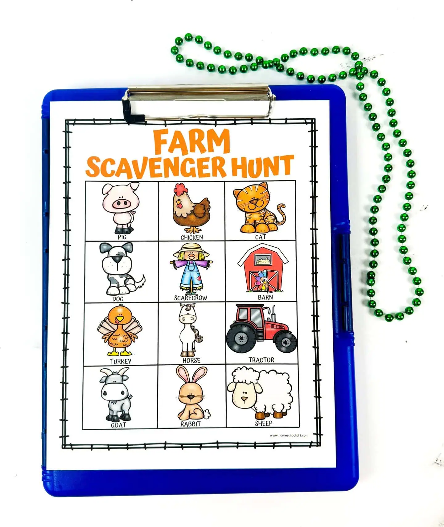 farm scavenger hunt