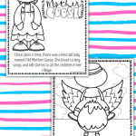 mother goose day coloring pages