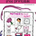 mother's day scavenger hunt printable