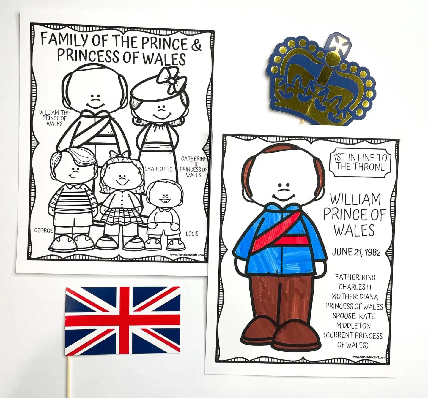 prince william coloring page