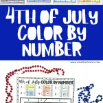 INDEPENDENCE DAY COLOR BY NUMBER