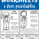 composers worksheets