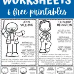 composers worksheets