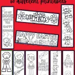 free bookmarks to color