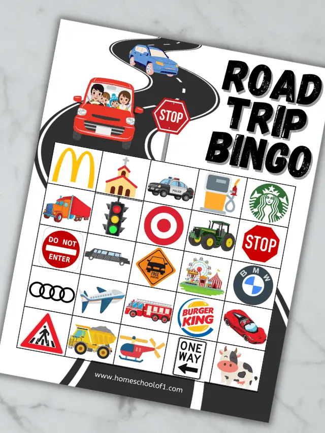 road trip bingo