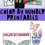 FREE COLOR BY NUMBER PRINTABLES