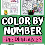 FREE PRINTABLE COLOR BY NUMBER