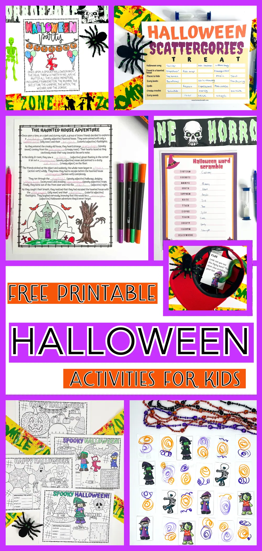 HALLOWEEN PRINTABLE ACTIVITIES