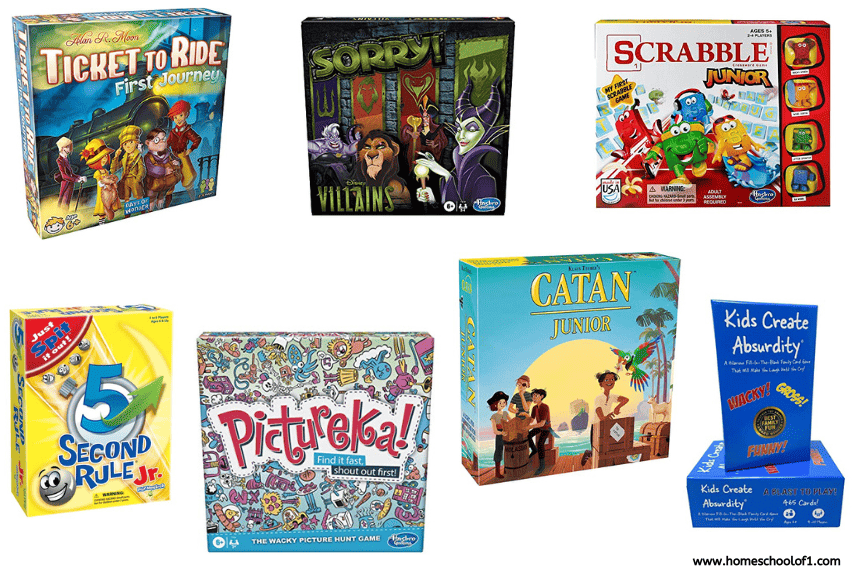 17 Best Board Games for 6 Year Olds