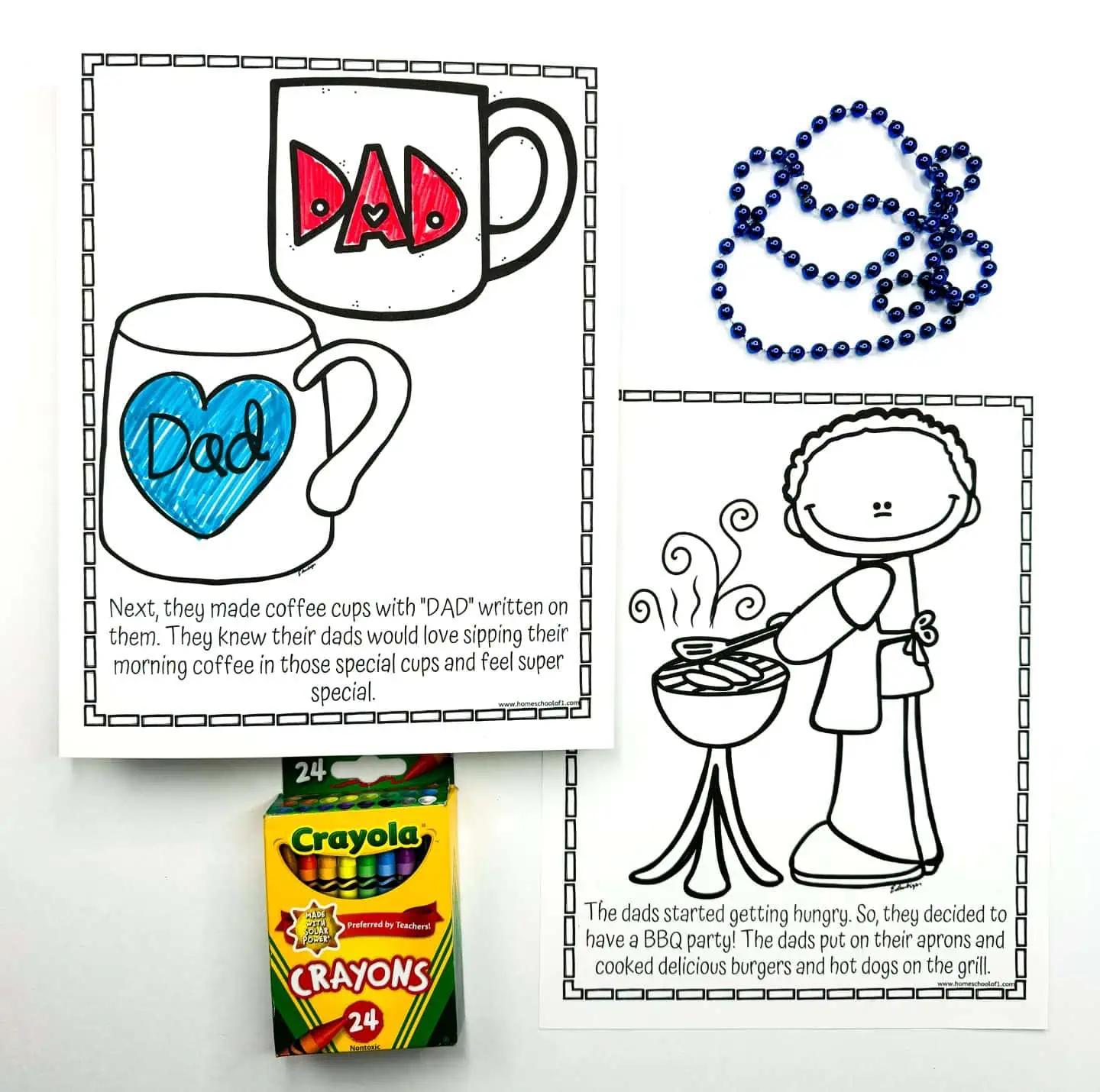 dad coloring pages to print