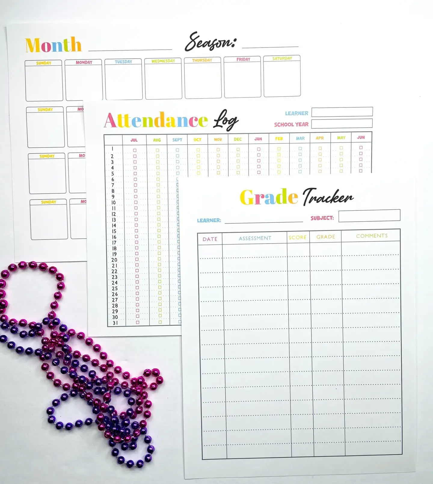 homeschool planner free