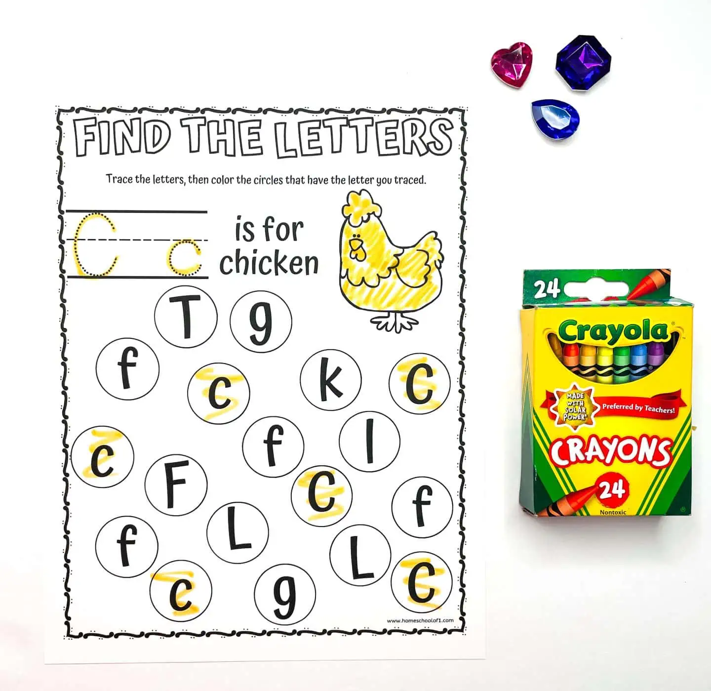 letter c printable worksheets