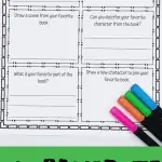 my favorite book worksheet