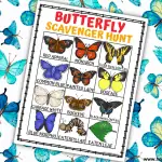 BUTTERFLY SCAVENGER HUNT PRINTABLE