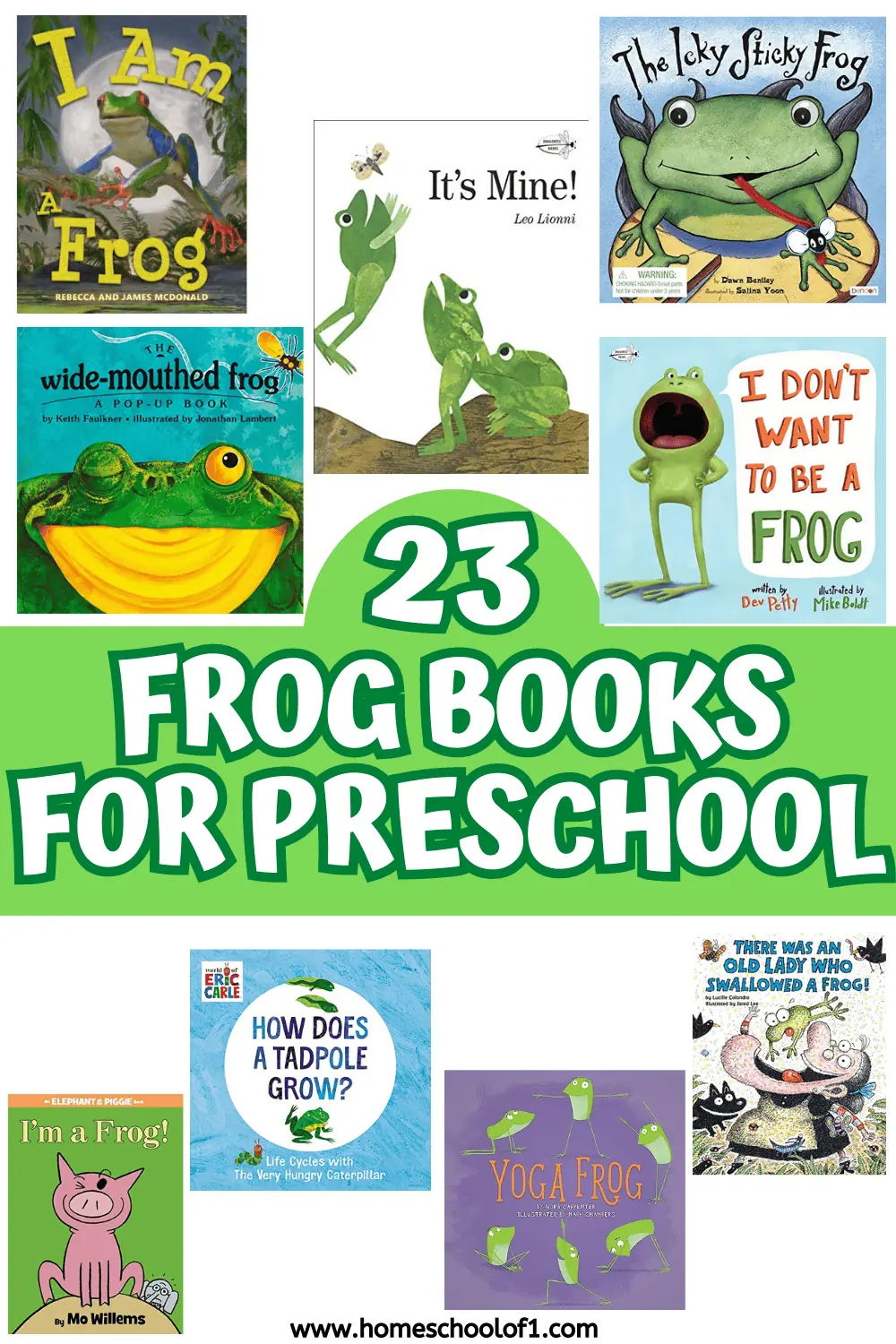 FROG BOOKS FOR PRESCHOOL