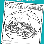 MACHU PICCHU PRINTABLE