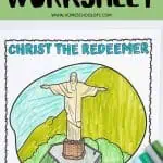 christ the redeemer worksheet