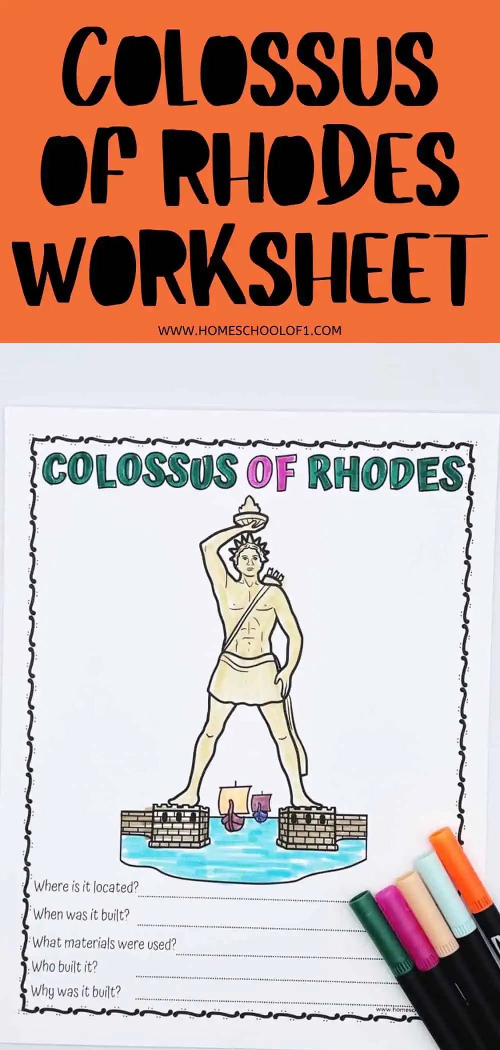 colossus of rhodes worksheet