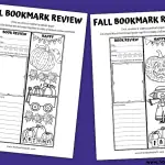 fall bookmarks