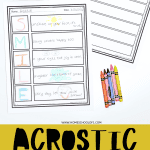 free acrostic poem templates